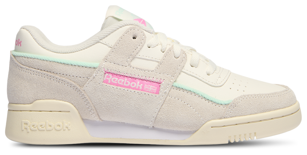 Reebok Workout Plus - Girls' Grade School White/Pink product view