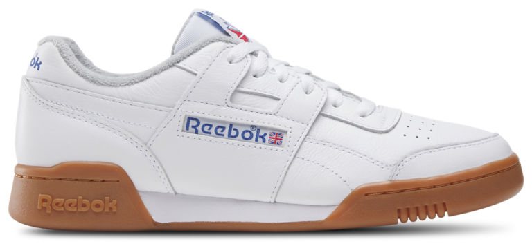 Reebok Workout Plus Leather - Men's White/Vector Red/Vector Blue product view