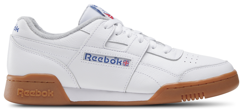 Reebok Workout Plus Leather - Men's White/Vector Red/Vector Blue product view
