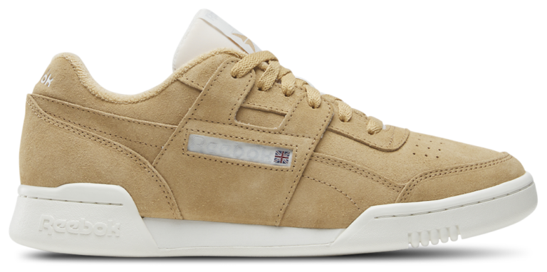 Reebok Workout Plus Suede - Men's Chalk/Camel product view
