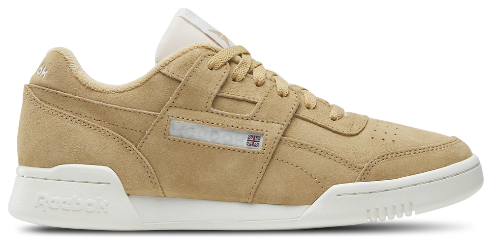Reebok Workout Plus Suede - Men's Chalk/Camel product view