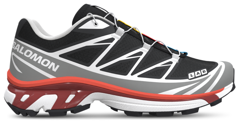 Salomon XT-6 - Men's Black/Alloy/Lava Falls product view
