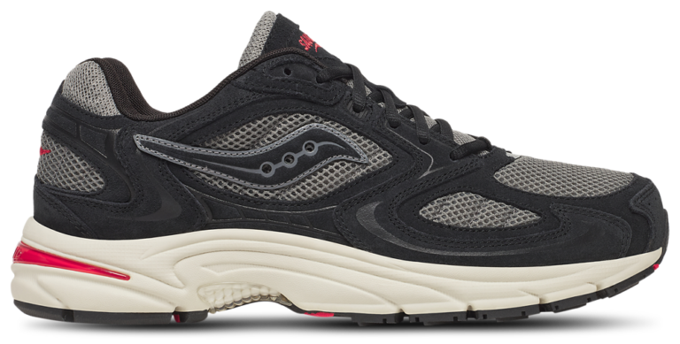 Saucony Grid Jazz 9 - Men's Black/Grey/Red product view