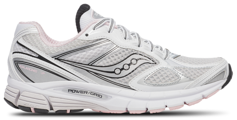 Saucony Guide 7 - Men's White/Pink product view