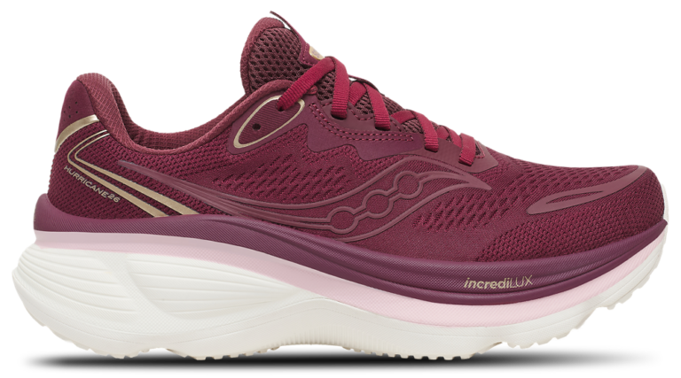 Saucony HURRICANE 26 - Women's Dark Red product view
