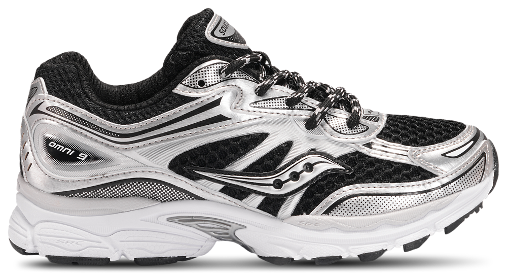 Saucony Omni 9 - Boys' Grade School Black/Silver product view