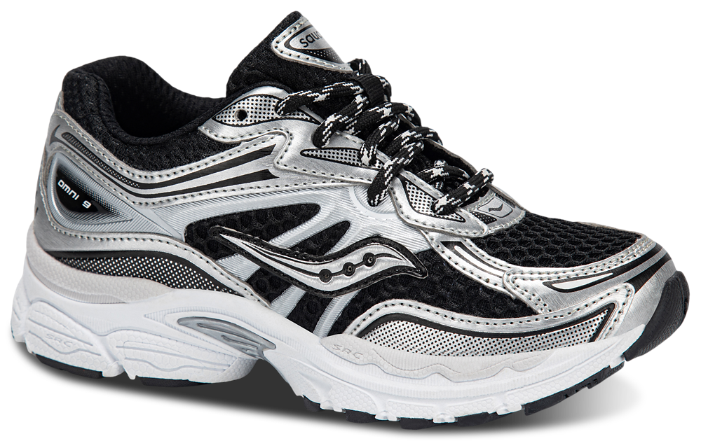 Saucony Omni 9 - Boys' Preschool Silver/Black product view