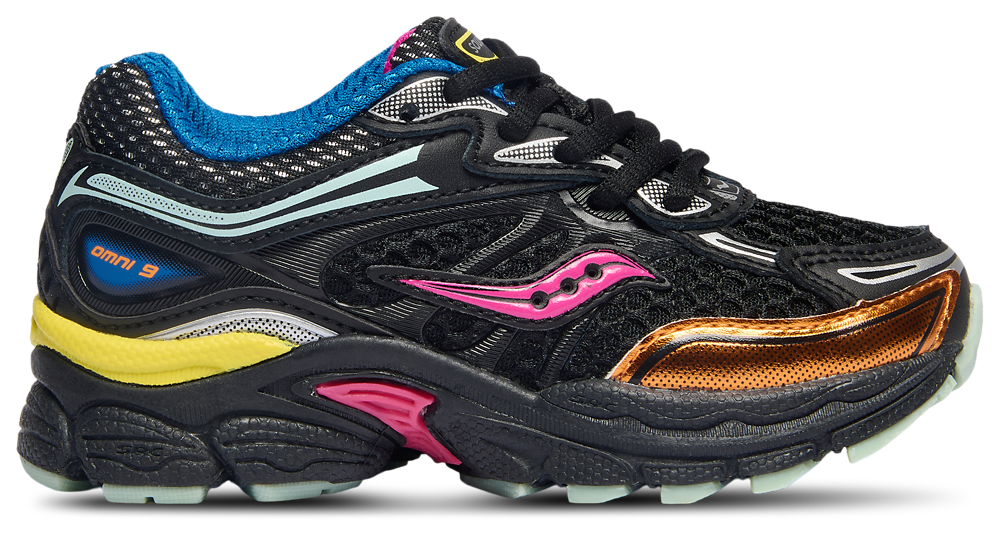 Saucony Omni 9 - Boys' Toddler Black/Orange product view