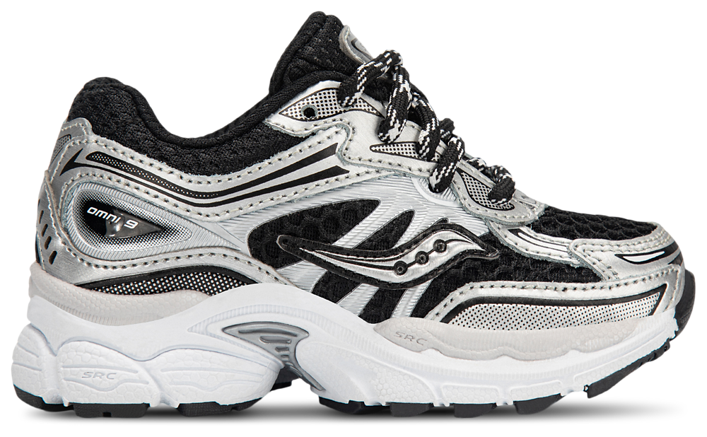 Saucony Omni 9 - Boys' Toddler Silver/Black product view