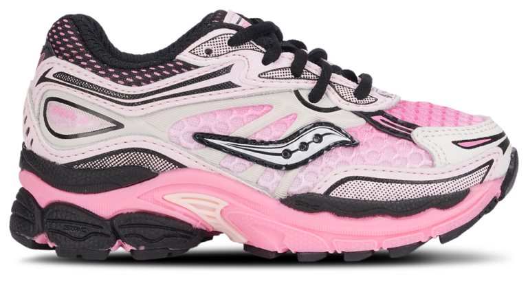 Saucony Omni 9 - Girls' Toddler Salmon/Black product view