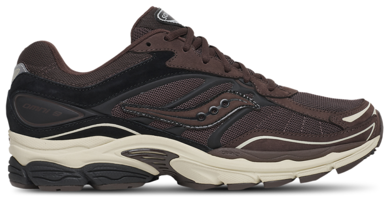 Saucony Pro Grid Omni 9 - Men's Dark Brown product view