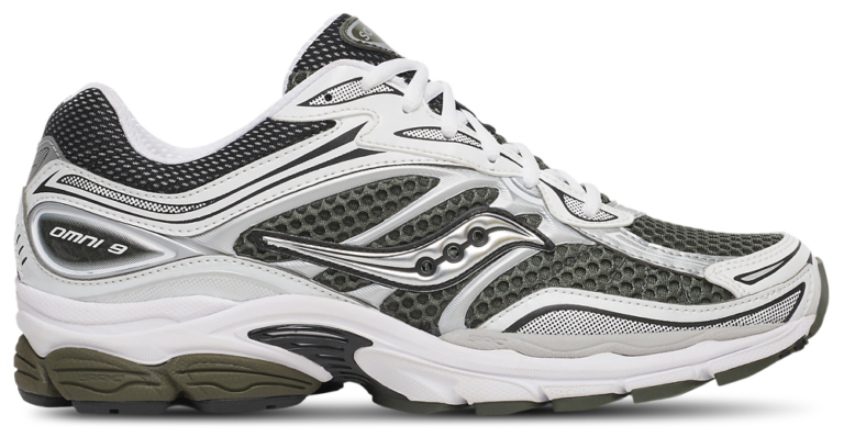 Saucony Pro Grid Omni 9 - Men's White/Green product view