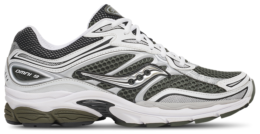 Saucony Pro Grid Omni 9 - Men's White/Green product view