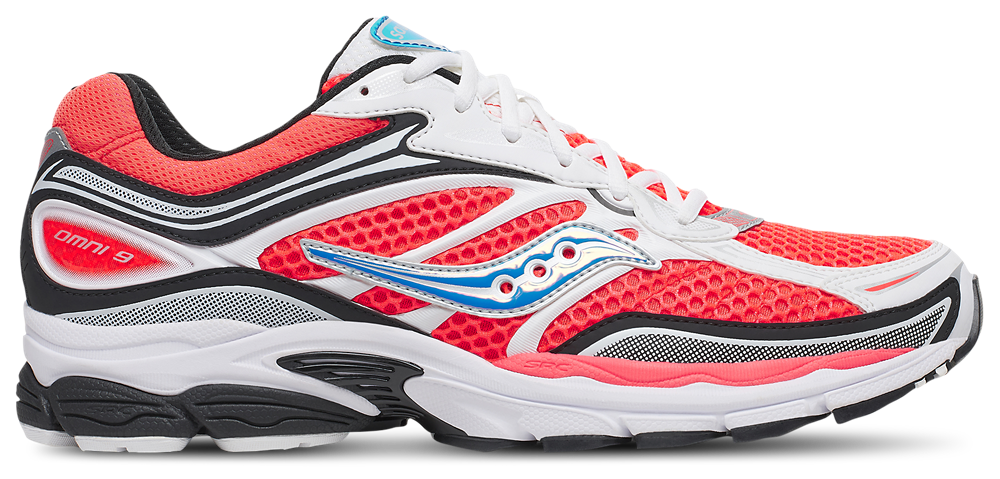 Saucony Progrid Omni 9 - Men's White/Black/Viz Red product view