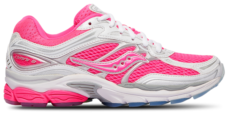 Saucony Progrid Omni 9 - Women's Pink/Silver product view