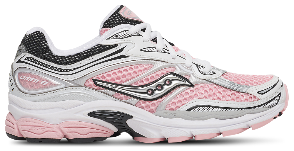Saucony Progrid Omni 9 - Women's White/Touch Pink product view
