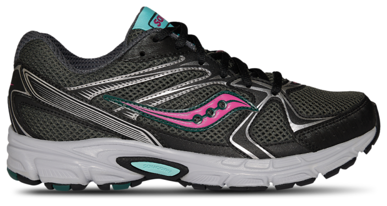 Saucony Ride Millennium - Women's Carbon/Grey/Berry product view