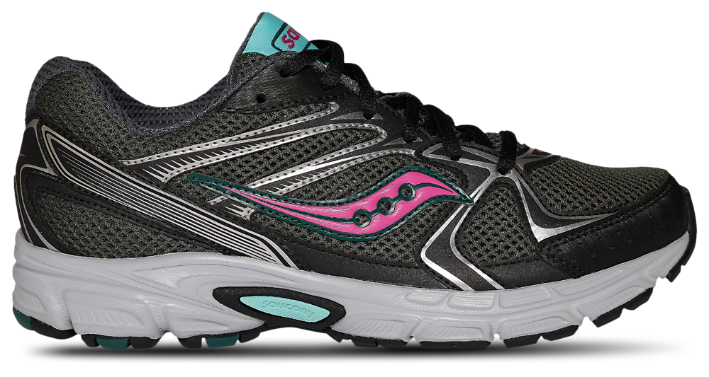 Saucony Ride Millennium - Women's Carbon/Grey/Berry product view