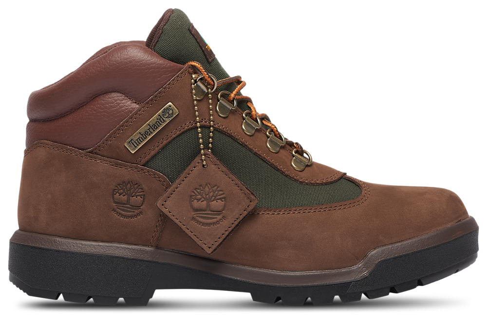 Timberland 6" Chuka Field Boots - Men's Brown/Green product view