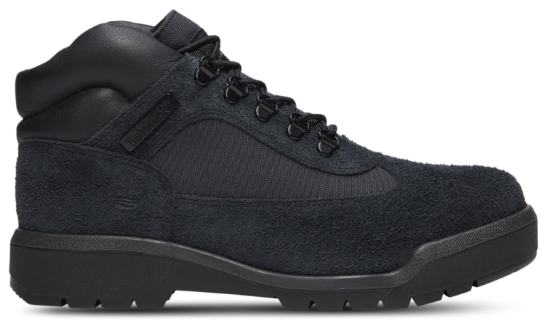 Timberland 6" Hairy Suede Chuka Field Boots - Men's Black/Black product view
