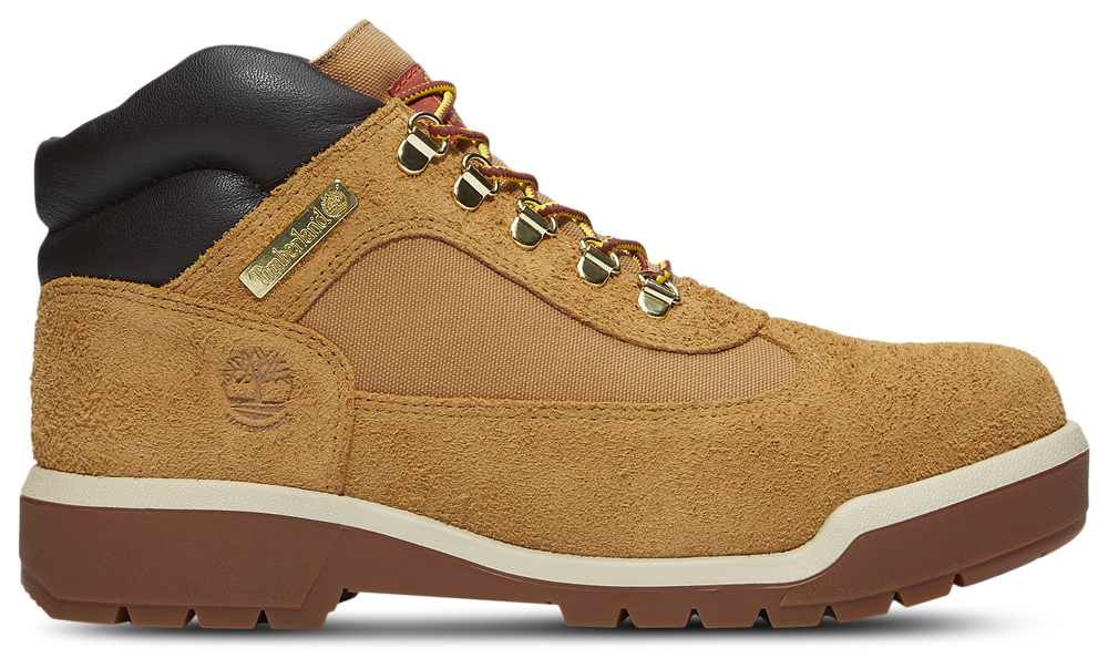 Timberland 6" Hairy Suede Chuka Field Boots - Men's Wheat/Black product view