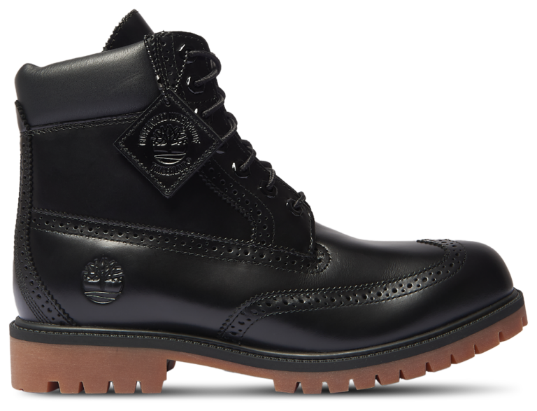 Timberland 6 Inch Brogue Boots - Men's Heritage Black product view