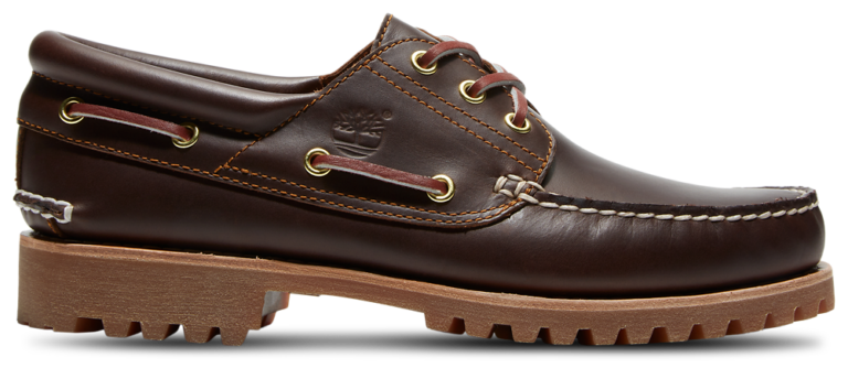 Timberland Authentics 3-Eye Boat Shoe - Men's Brown product view