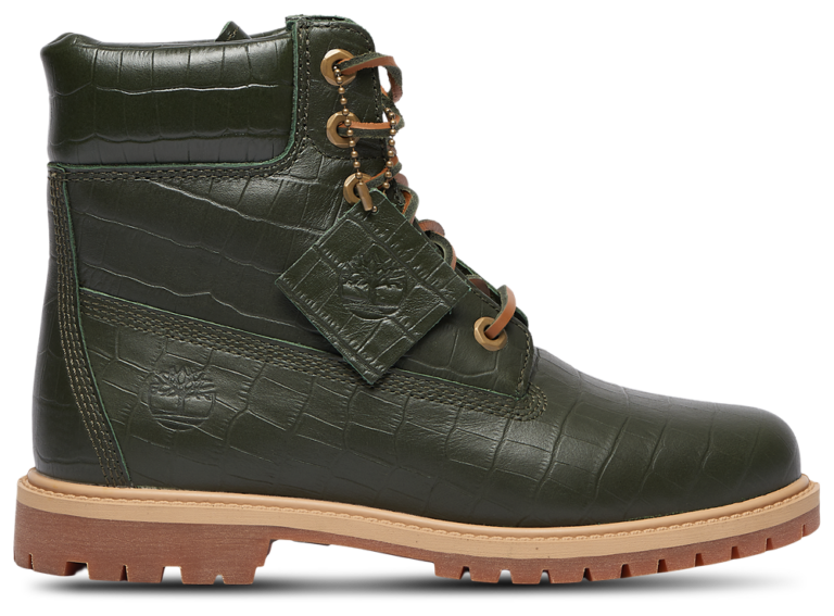 Timberland Premium 6" Lace Boots - Women's Green product view