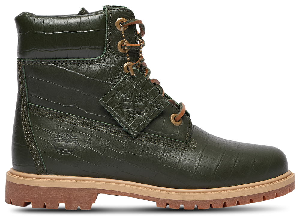 Timberland Premium 6" Lace Boots - Women's Green product view