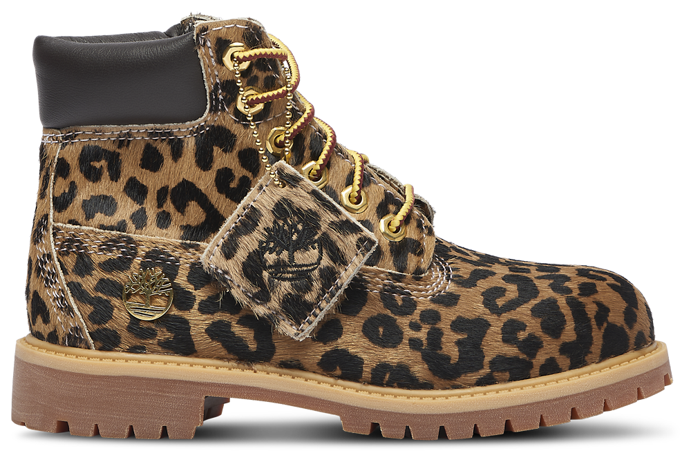 Timberland Premium 6" Waterproof Boots - Girls' Preschool Medium Beige/Dark Brown product view