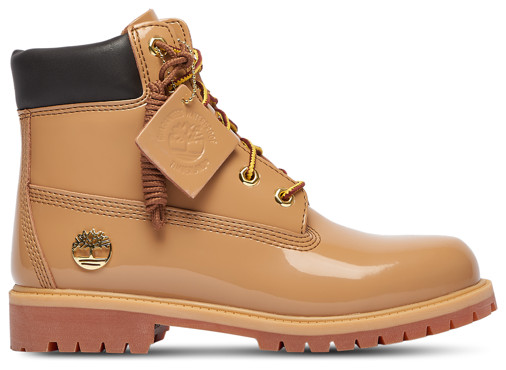 Timberland Premium 6" Waterproof Patent Leather Boots - Boys' Grade School Finch product view