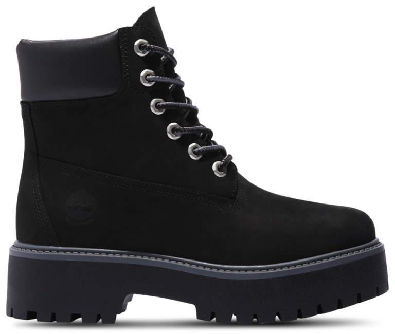 Timberland Stone Street 6" Waterproof Boots - Women's Jet Black/Black product view