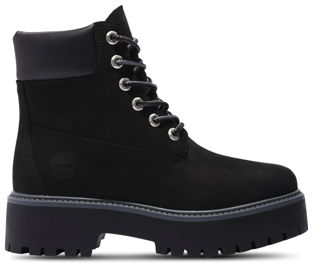 Timberland Stone Street 6" Waterproof Boots - Women's Jet Black/Black product view