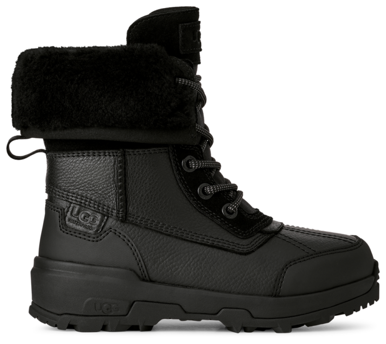 UGG Adirondack Boots - Girls' Grade School Black/Black product view