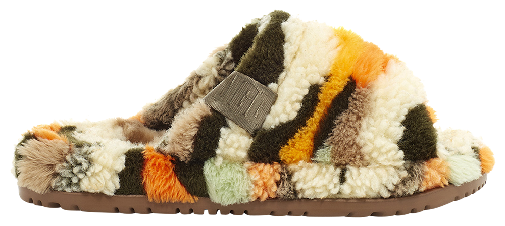 UGG Fluff You Cali Collage - Men's Olive product view
