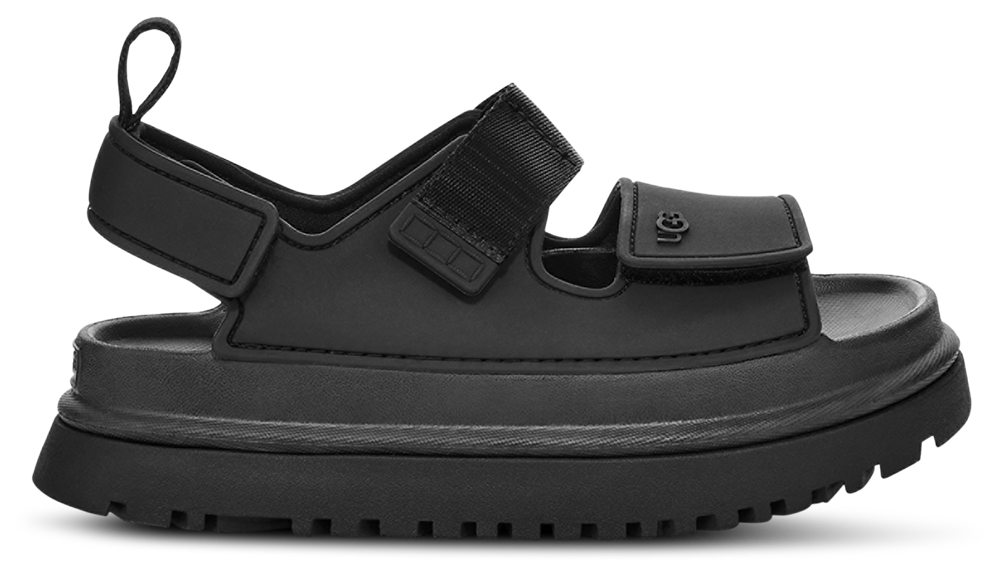 UGG Golden Glow Sandals - Girls' Grade School Black/Black product view