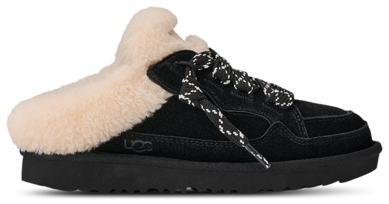 UGG Lowmel Mule - Girls' Grade School Black/White product view