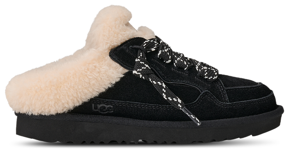 UGG Lowmel Mule - Girls' Grade School Black/White product view