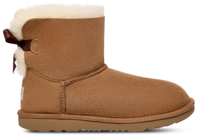 UGG Mini Bailey Bow - Girls' Preschool Chestnut/Chestnut product view