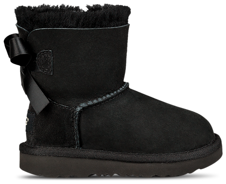 UGG Mini Bailey Bow - Girls' Toddler Black/Black product view