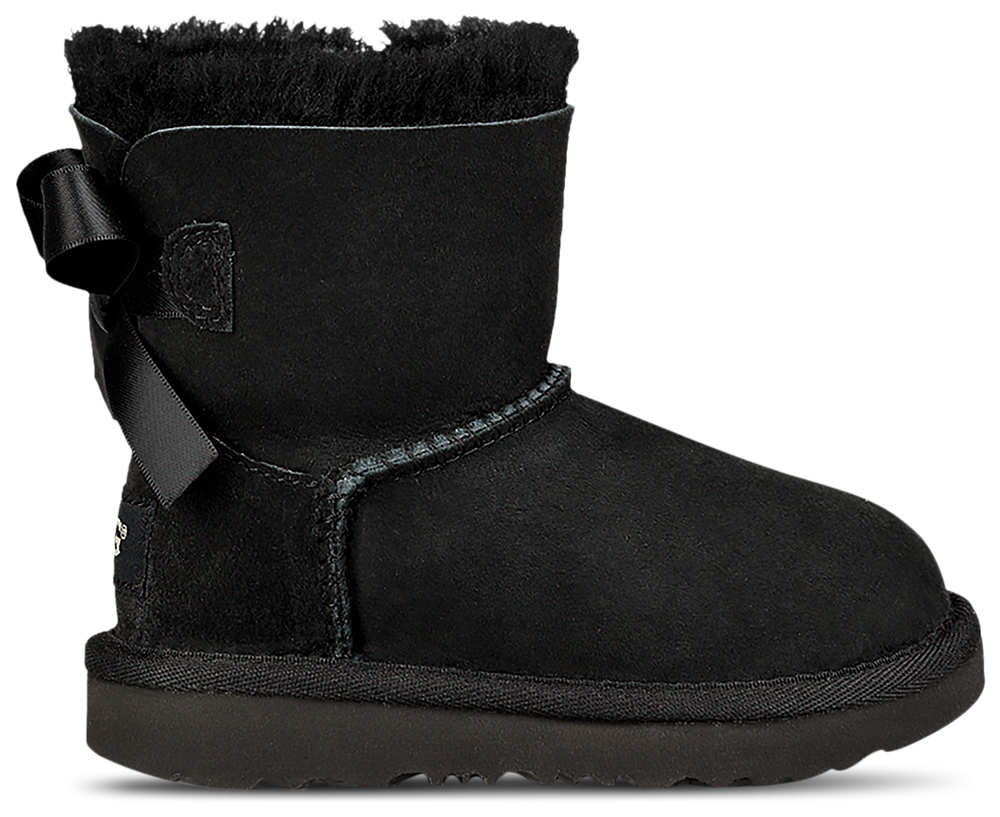 UGG Mini Bailey Bow - Girls' Toddler Black/Black product view