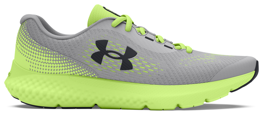 Under Armour Charged Rogue 4 - Boys' Grade School Black/Morph Green/Mod Grey product view