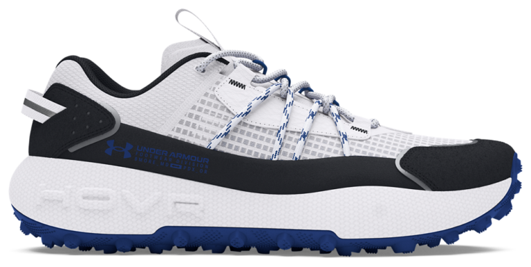 Under Armour Fat Tire Venture Pro - Men's White/Black/Tech Blue product view