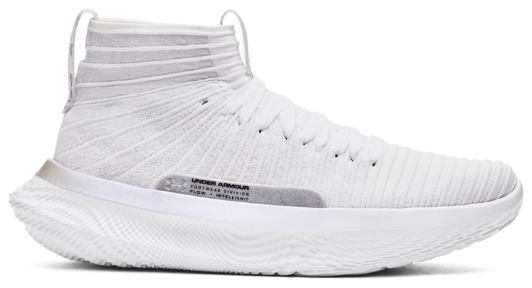 Under Armour Flow Futr X Elite VVS - Men's White/Distant Gray/ Metallic Silver product view