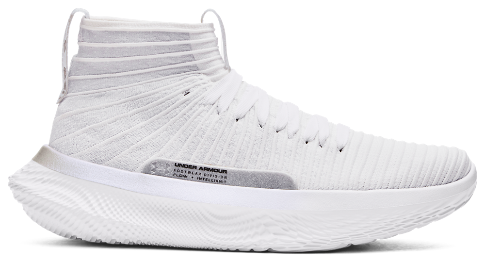 Under Armour Flow Futr X Elite VVS - Men's White/Distant Gray/ Metallic Silver product view