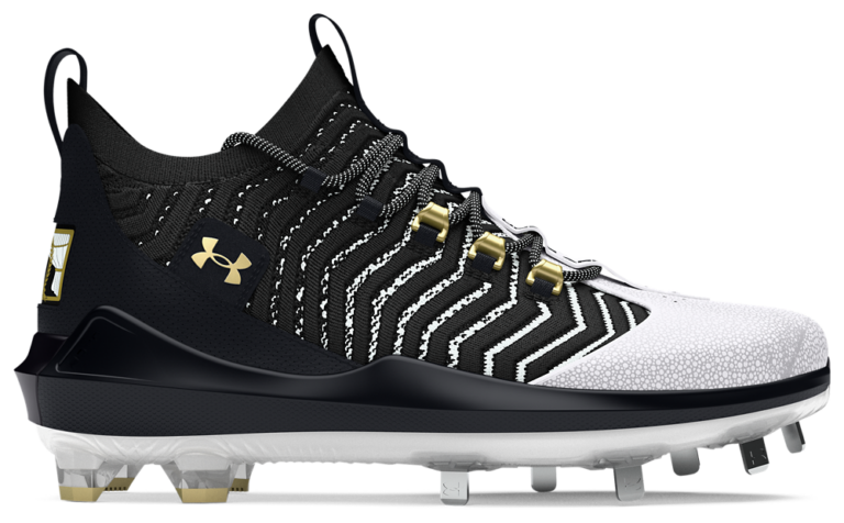 Under Armour Harper 9 Pro ST - Men's Black/Black/Metallic Gold product view