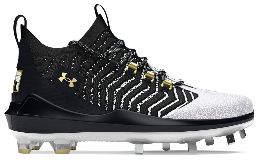 Under Armour Harper 9 Pro ST - Men's Black/Black/Metallic Gold product view