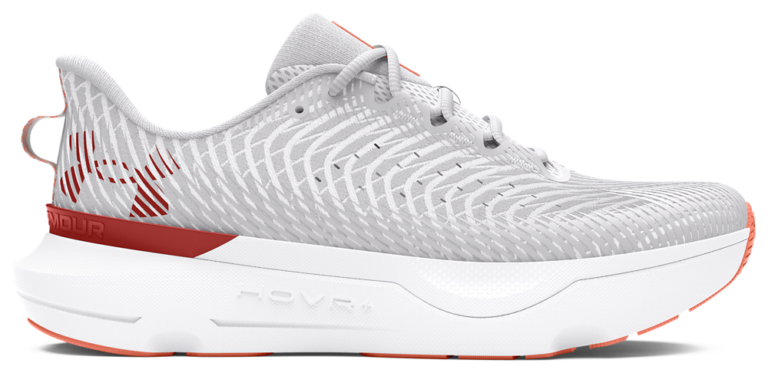 Under Armour Infinite Pro - Men's White/Halo Grey/Earthen Orange product view