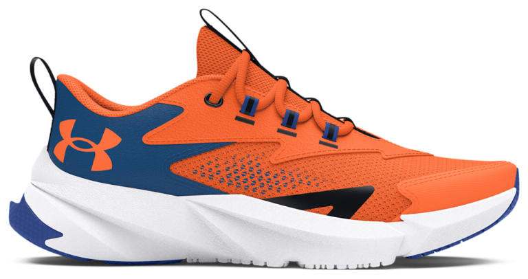 Under Armour Scramjet 6 - Boys' Grade School Orange Blast/Tech Blue/Orange Blast product view