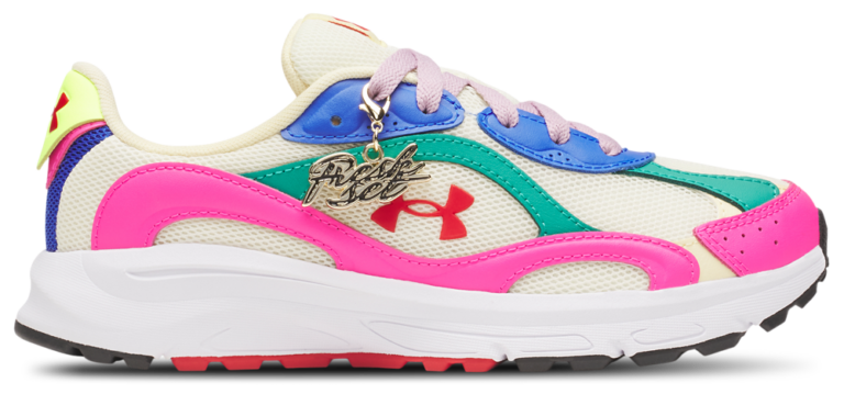 Under Armour Tech Runner Fresh Set - Boys' Grade School White/White/Blue product view